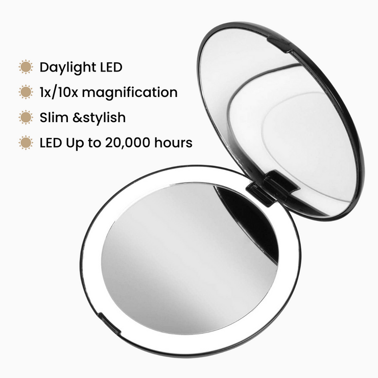 Bella Rechargeable LED Compact Mirror