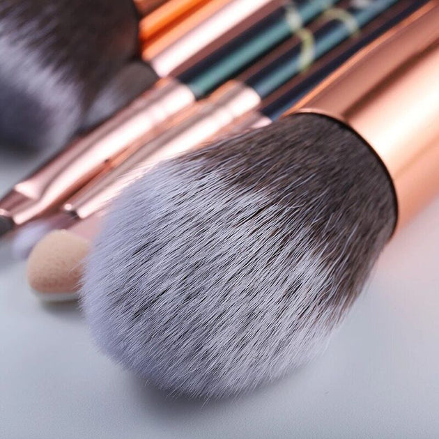 Premium Marble Makeup Brush Set (15 Pcs) – Cocco